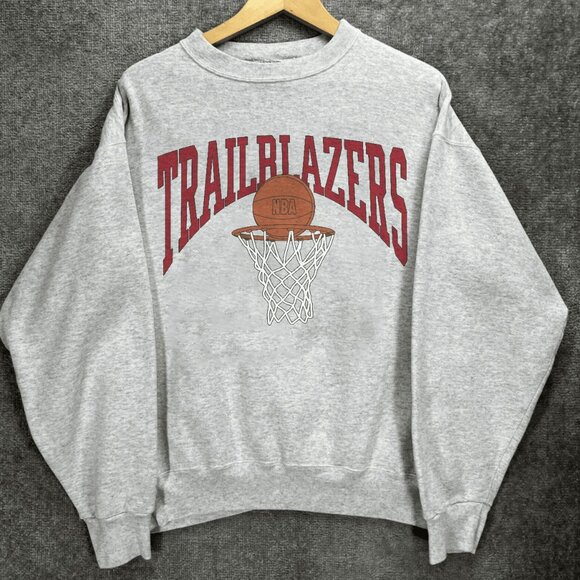Vintage Portland Trail Blazers Basketball Sweatshirt, NBA Portland Trail Blazers - Picture 1 of 2